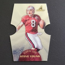Pinnacle 1997 Scoring Core Preview Samples Steve Young Die-Cut Insert 49ers #20