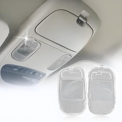 Stacool 2PCS Car Interior Dome Light 3.70x2.00x0.48 inch, Transparent 