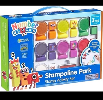 Zahlenblöcke Stampoline Park Stempel Aktivitätsset von Learning Resources Alter 3+ Neu