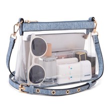 Clear Bag for Stadium Events, Clear Purses for Women, Stadium Approved Crossb...