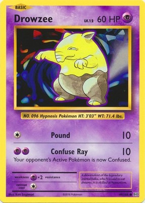 Drowzee - 49/108 - Common - Lightly Played