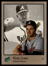 1992 Studio Mark Lemke Atlanta Braves #6 20311