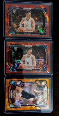 2024-25 Prizm Draft Picks Zach Edey Ice Card Lot