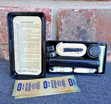 NIB  WW2 US Army Snake Bite Kit Complete MSA  Hard Plastic Snaplock Never Used