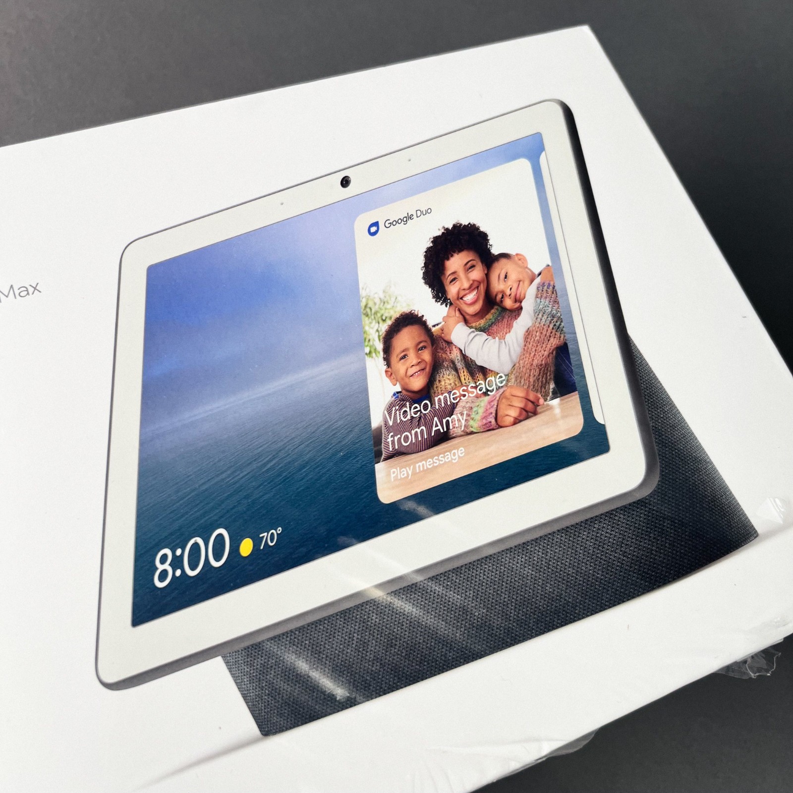 Google Nest Hub Max Charcoal 10in Smart Display w/ Google Assistant Chromecast