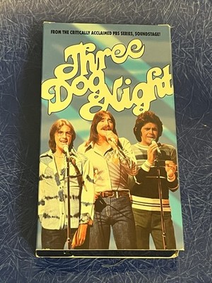Three Dog Night PBS Soundstage Vintage VHS Tape From The Acclaimed PBS Series