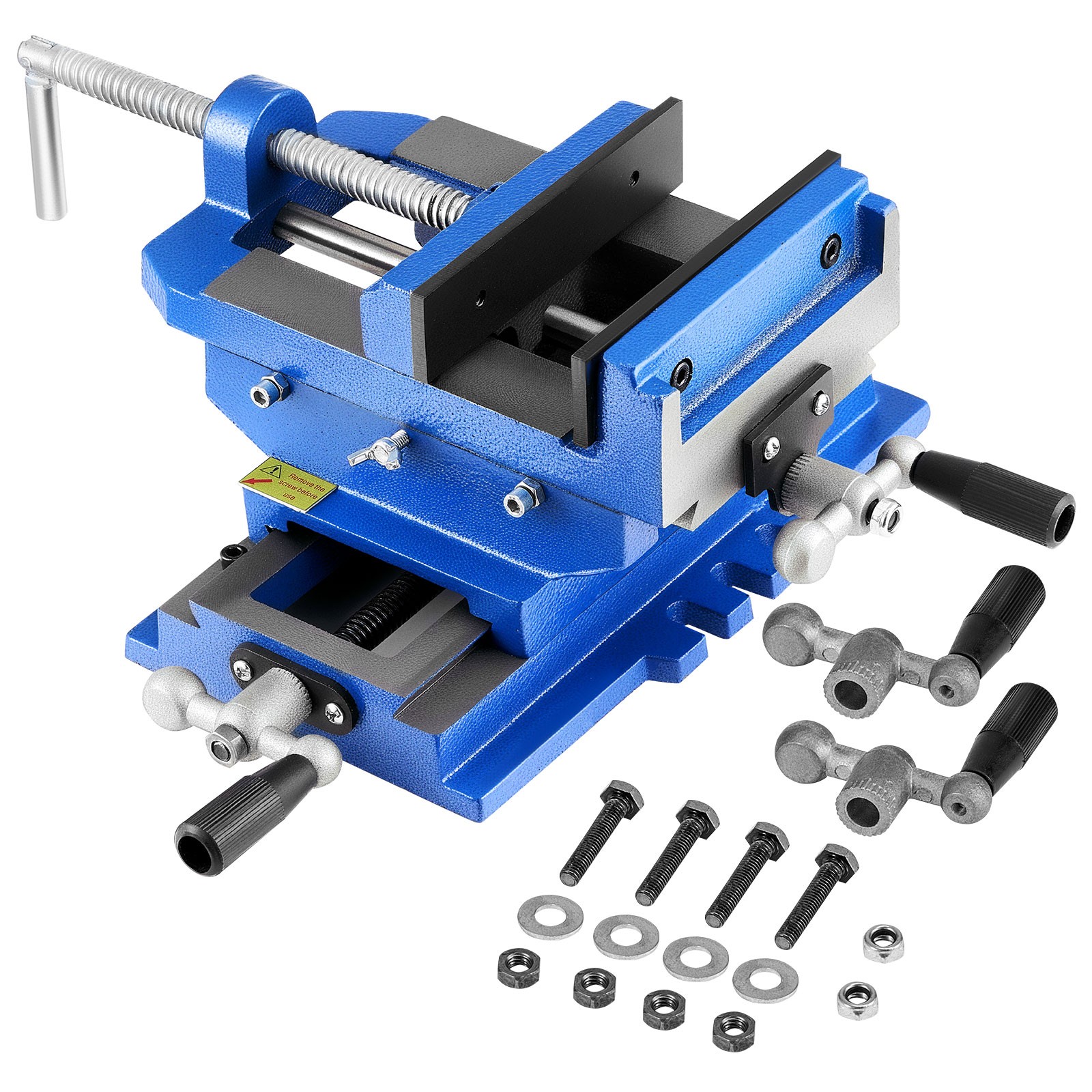 Étau croisé 152,4 mm en fonte à 2 axes XY pour perceuse à colonne
