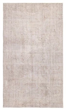 Traditional Vintage Hand-Knotted Oriental Carpet 5'0" x 8'6" Wool Area Rug