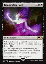 MTG English Liliana's Contract NM Normal Magic 2019 Core Set