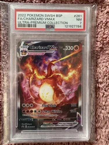 CHARIZARD VMAX 2022 POKEMON BLACK STAR PROMO ULTRA PREMIUM SWSH | PSA 7