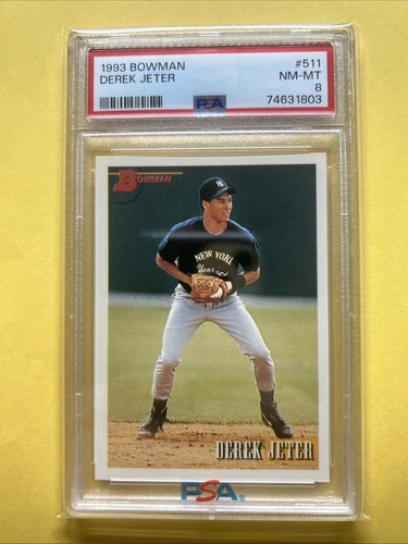 1993 Bowman 511 Derek Jeter PSA 8 NM-MT HOF Yankees