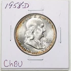1958-D 50C Franklin Half Dollar in Choice BU Condition #6474