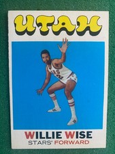 1971-72 Topps - Willie Wise #194 (RC) Rookie Card - Utah Stars. rookie card picture
