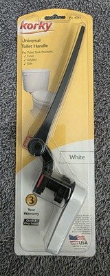 Korky  White Flush Tank Lever with Plastic Handle 6065BP Korky 6065BP