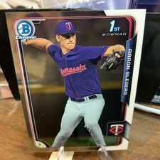 2015 Bowman #BCP105 Aaron Slegers  Chrome Prospects