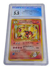 Blaine's Arcanine (Japanese) No.059 Gym Challenge Holo CGC 5.5 Excellent+ 5044