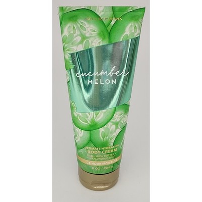 Bath & Body Works Body Cream Womens 8oz Green New Cucumber Melon Hydration