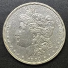1902 Morgan Dollar US $1 Coin 90% Silver XF/AU Nice