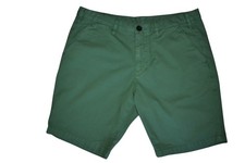 Image of Paul Smith PS Mens Green Cotton Shorts Embroidered Zebra 34" Brand New