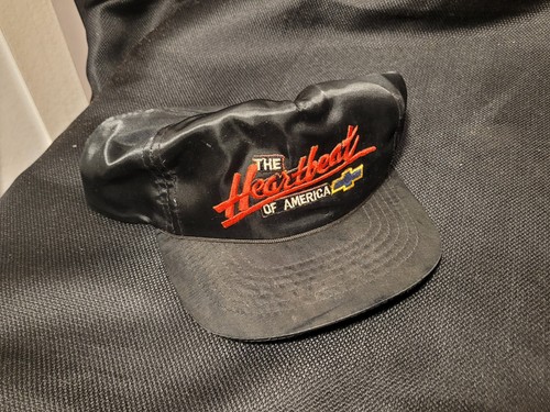 Chevy Chevrolet Heartbeat Of America Truck Trucker Hat Vintage Camaro 1982 1992