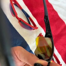 Oakley Kids Sunglasses Red/Black Limited Edition - Free Size Official