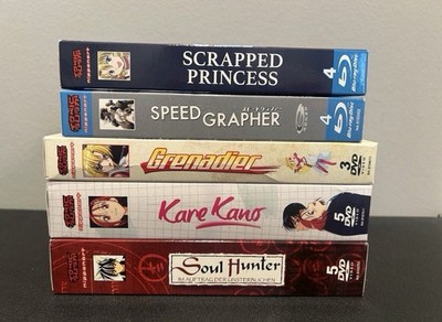 Anime Paket 1 Nipponart KareKano Grenadier Soul Hunter DVD Bluray