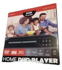 PROSCAN PDVD1041-DG1 DVD Player Black With Remote And Cable