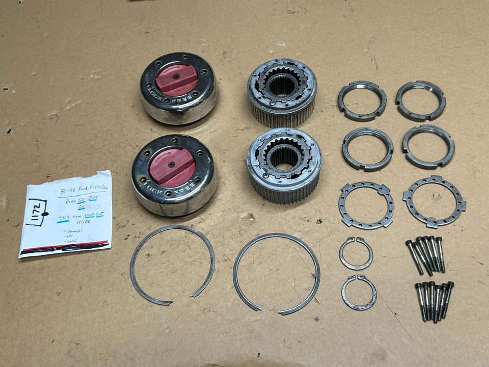 80-96 Ford OEM Bronco F-150 Dana 44 IFS - manual 4x4 bloqueo bloqueo bloqueo par de bujes Foto 4 de 4