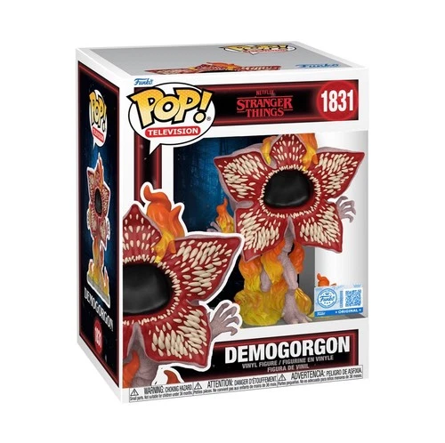 funko pop demogorgan! On fire stranger things!!