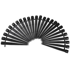 50 Pcs 360 Degree Adjustable Water Flow Irrigation Drippers on Stake Emitter Dri