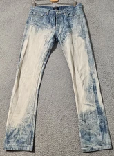 APC New Cure H Jean Tres Etroit Jeans Tie Dye Acid Selvedge Men's Size 31 x 32