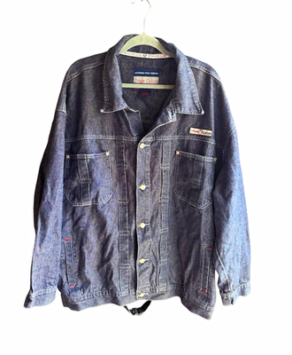 #ad Vintage Urban Culture Propain 3X Denim Trucker Jacket Men’s Blue Button $50.00