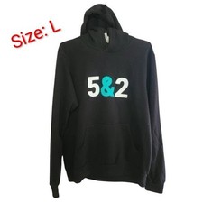 LARGE   The Chosen: 5 2 Loaves  Fishes Adult Black Hoodie Sweatshirt 034-041