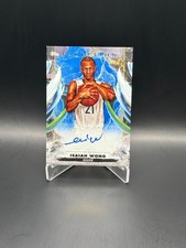 Auto! Isaiah Wong 2024-25 Topps Inception (Thick Stock) Auto