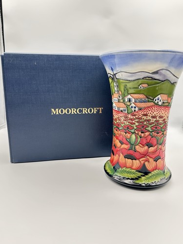 Boxed Rare Moorcroft limited edition 'Avignon' pattern vase, by Beverley Wilkes