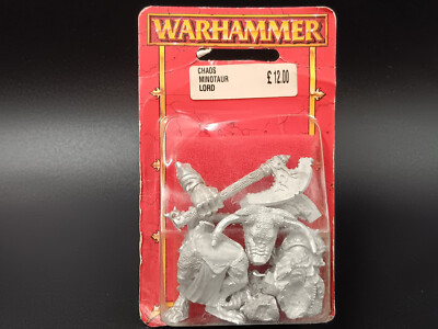 Chaos Minotaur Lord Beastmen Tiermenschen OVP Warhammer Fantasy Old World