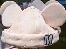 Tokyo Disney Resort Limited Mickey Mouse Ears Headband Hat park Cap Beige New