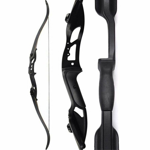 56" Takedown Recurve Bow Carbon Arrows Kit 30-50lbs Archery Target Hunting Shoot - Picture 20 of 21