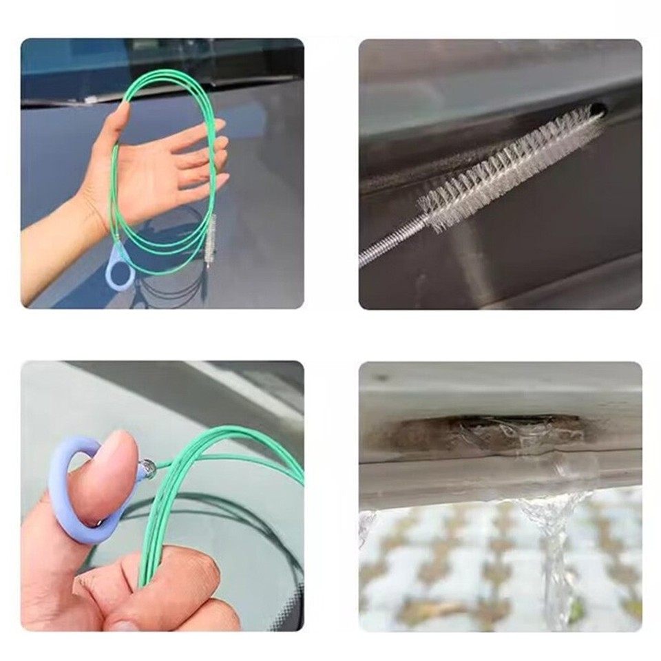 Efficient Sunroof Drain Cleaning Long Pipe Cleaner for Car Drain Holes