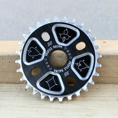 パーツ profile racing blackjack sprocket 30t PROFILE RACING BMX BLACKJACK BICYCLE SPROCKET BLACK/SILVER