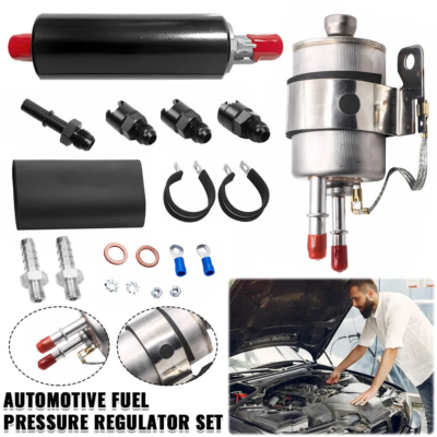 #ad 255LPH Inline LS Swap High Pressure EFI Fuel Pump w Install Kit GSL392 $42.99