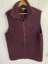 Cabelas Polartec Fleece Women’s L Reg Vest Made in USA Wine? Purple? Red?