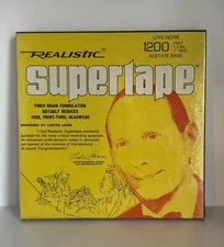 SEALED Realistic Supertape 1200 ft 7" Reel To Reel Tape Low Noise Lester Lanin