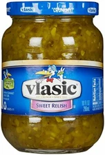 Vlasic Pickle Relish, Sweet, 10 oz [3-Jars]