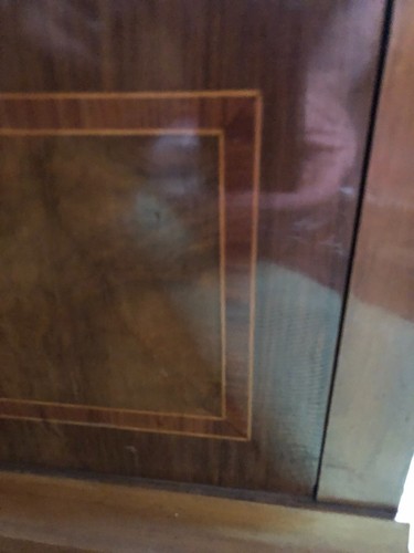 Seltener Glas-Eckschrank, Bruderhaus zu Reutlingen, ca. 1870 - Bild 5 von 7