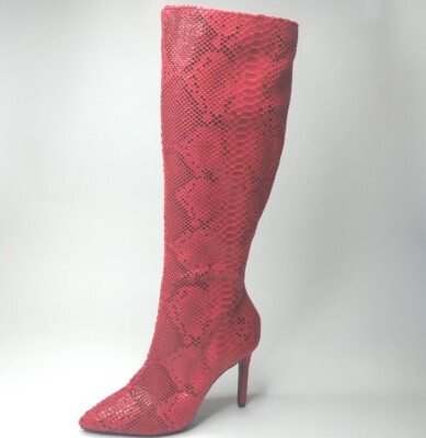Heeled Boots Palace Snakeskin Boots INC Womens RAJEL Knee High