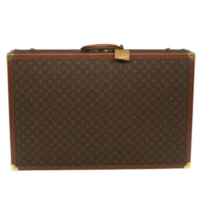 LOUIS VUITTON Monogram Bisten 80 Trunk Vintage M21224 LV Auth