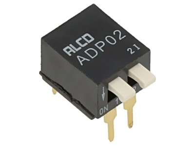 1571999-1 Schalter: DIP-SWITCH Pos: 2 SPST 0,1A/24VDC Bel: Fehlen 50mΩ TE Con