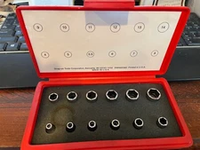 Snap-on Tools Metric 1/4" Drive Shallow Socket Set  4-14 MM w Foam Case 112TMMDY
