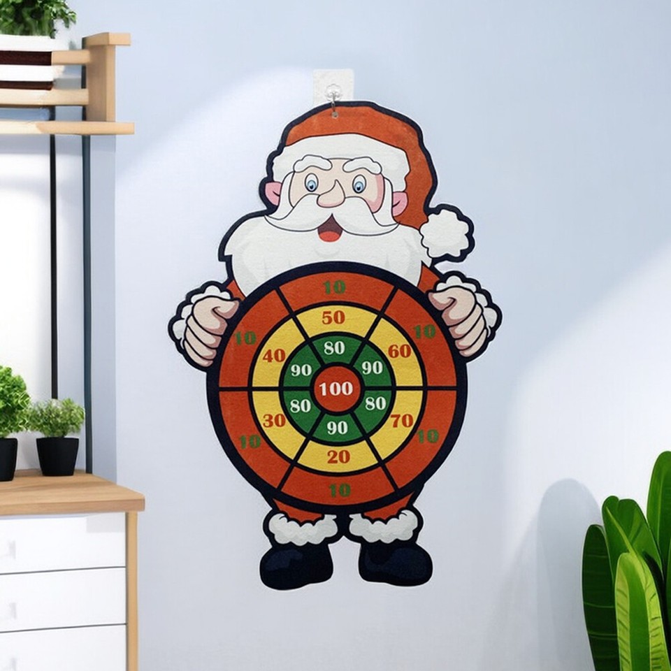 Santa/Snowman Sticky Target Toy Creative Sticky Ball Dartboard
